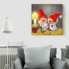 Christmas Goblin - Full Round Diamond - 30x30cm