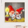 Christmas Goblin - Full Round Diamond - 30x30cm