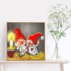Christmas Goblin - Full Round Diamond - 30x30cm