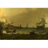 London Warship - Full Round Diamond - 45x35cm