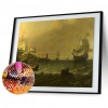 London Warship - Full Round Diamond - 45x35cm