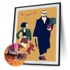 Warm Killer - Full Round Diamond - 45x30cm