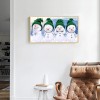 Snowman Festival - Full Round Diamond - 50x30cm