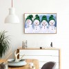 Snowman Festival - Full Round Diamond - 50x30cm