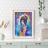 Illustration Girl - Full Round Diamond - 30x40cm