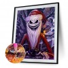 Christmas Skull - Full Round Diamond - 30x40cm