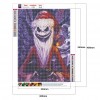 Christmas Skull - Full Round Diamond - 30x40cm