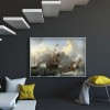 London Warship - Full Round Diamond - 45x35cm