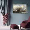 London Warship - Full Round Diamond - 45x35cm