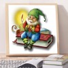 Cartoon Old Man - Full Round Diamond - 30x30cm