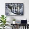Snow - Full Round Diamond - 40x30cm