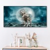 Moon Wolves - Full Round Diamond - 85x45cm