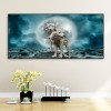 Moon Wolves - Full Round Diamond - 85x45cm