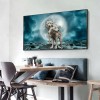 Moon Wolves - Full Round Diamond - 85x45cm