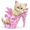 Kitten Animal - Full Round Diamond - 30x30cm