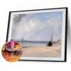 London Warship - Full Round Diamond - 45x35cm