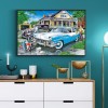 Cars - Full Round Diamond - 40x30cm