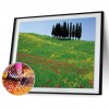 Ocean Of Flowers - Full Round Diamond - 40x30cm