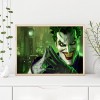 DC Green Hair Joker - Full Round Diamond - 45x30cm