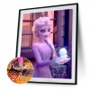 Princess Elsa - Full Round Diamond - 30x40cm