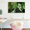 DC Green Hair Joker - Full Round Diamond - 45x30cm