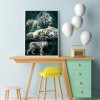 Forest Tigers - Full Round Diamond - 40x50cm