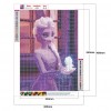 Princess Elsa - Full Round Diamond - 30x40cm