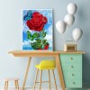 Flower-Round Diamond-30*40CM