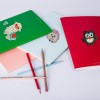 9pcs DIY Diamond Painting Puzzle Cartoon Animal Stickers Kit Book/Cup Decor