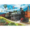 Train-Round Diamond-40x30CM