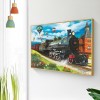 Train-Round Diamond-40x30CM