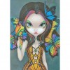 Big Eyes Doll-Round Diamond-30*40CM