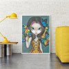 Big Eyes Doll-Round Diamond-30*40CM