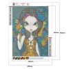 Big Eyes Doll-Round Diamond-30*40CM