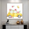 Flower Car 5D DIY Full Round Diamond Painting Rhinestone Art Craft 30x30cm