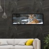 Tiger Animal Kid - Full Round Diamond - 80x30cm
