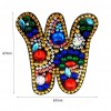 DIY Key Chain Diamond Painting Letters Women Bag Keyring Pendant Gift