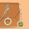 5pcs/Set DIY Full Drill Diamond Painting Cartoon Emotion Keychain Key Ring