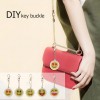 5pcs/Set DIY Full Drill Diamond Painting Cartoon Emotion Keychain Key Ring