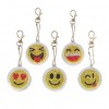 5pcs/Set DIY Full Drill Diamond Painting Cartoon Emotion Keychain Key Ring