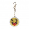 5pcs/Set DIY Full Drill Diamond Painting Cartoon Emotion Keychain Key Ring