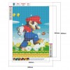 Animes Mario  - Full Round Diamond - 30x40cm