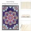 DIY Mandala Special Shaped Diamond Painting 50 Pages A5 Sketchbook Notepad