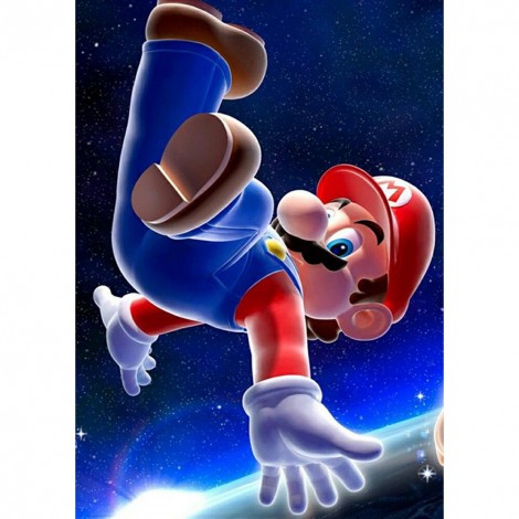 Animes Mario  - Full Round Diamond - 30x40cm