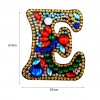 DIY Key Chain Diamond Painting Letters Women Bag Keyring Pendant Gift