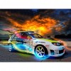 Car - Full Round Diamond - 30x40cm