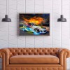 Car - Full Round Diamond - 30x40cm