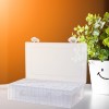 64 Grids Diamond Painting Storage Box Transparent Nail Case