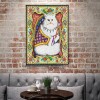 Cat - Special Shaped Diamond - 50x40cm