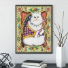 Cat - Special Shaped Diamond - 50x40cm